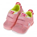 (12~14.5公分)Moonstar日本速乾網布3E粉色寶寶機能學步鞋P#MU4NG*GXX